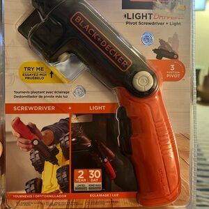 Black & Decker Black and Orange LightDriver